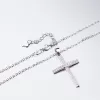 Strieborný náhrdelník s krížikom SST-15979