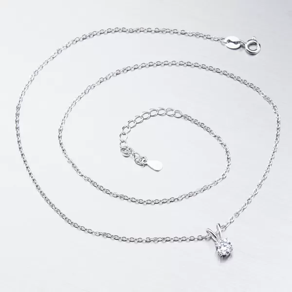 Náhrdelník so zirkónom SST-151034