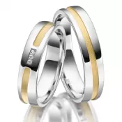 Strieborné snubné prstene SP-SI-021