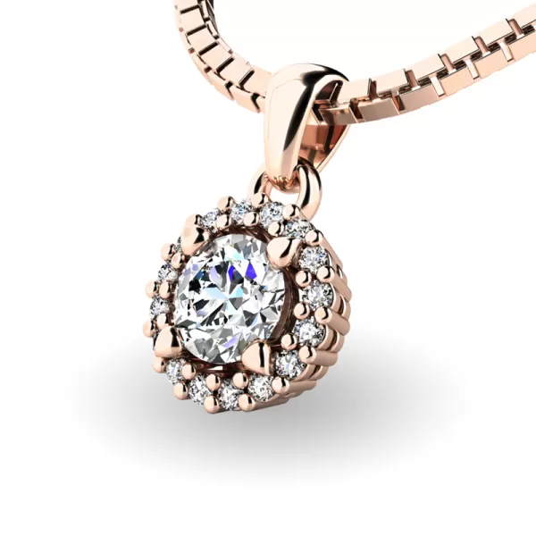 Luxusný prívesok s diamantmi 10927-B-DIA