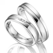 Strieborné snubné prstene SP-SI-013
