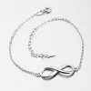 Strieborný náramok nekonečno BST-14404