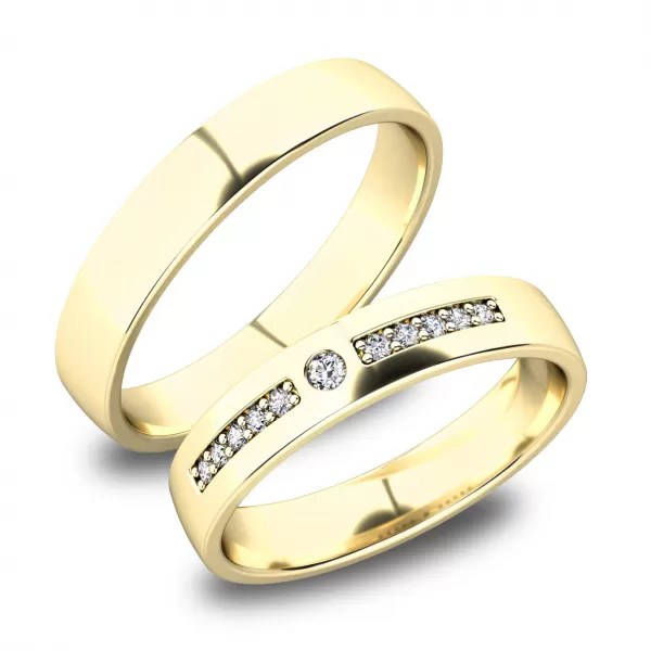 Zlaté snubné prstene SP-61084Z