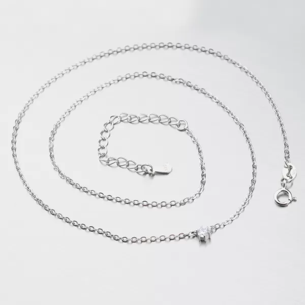 Náhrdelník so zirkónom SST-151003