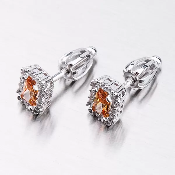 Strieborné náušnice kôstky UPST-121525S