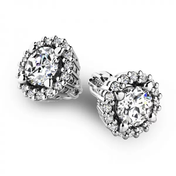 Luxusné náušnice s diamantmi 10926-B-DIA