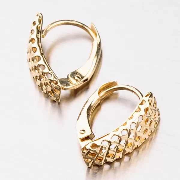 Dámske náušnice žlté zlato 585 42-32083