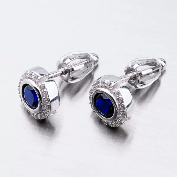 Strieborné náušnice kôstky UPST-121601S