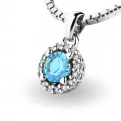 Dámsky prívesok prírodný diamant 0,50 ct G/SI 10927-B-TPZ