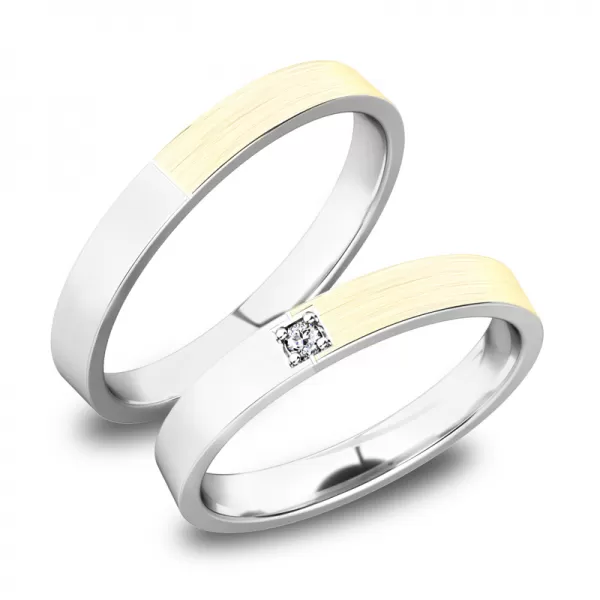 Snubné prstene zo zlata SP-61085B