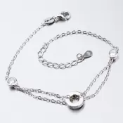 Strieborný náramok BST-14400