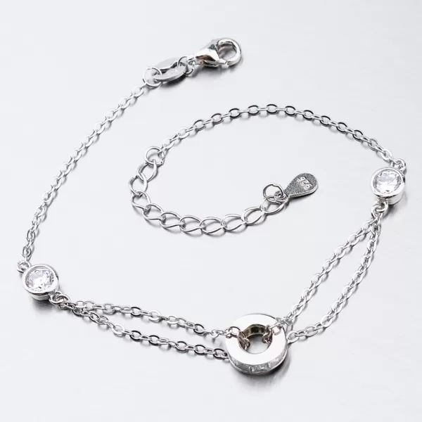 Strieborný náramok BST-14400