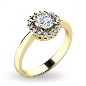 Dámsky prsteň s brilantmi 10924-ZL