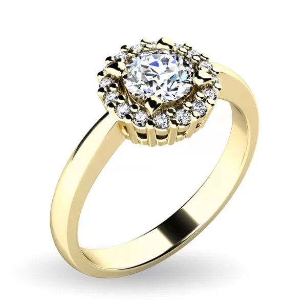 Dámsky prsteň s brilantmi 10924-ZL