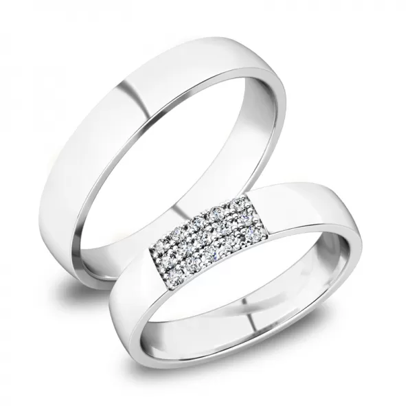 Zlaté snubné prstene SP-61088B