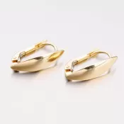 Náušnice so zlatou podložkou 42-31531