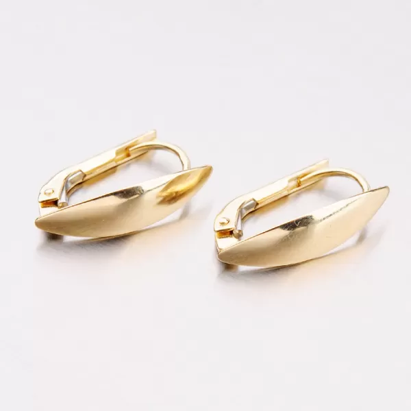 Náušnice so zlatou podložkou 42-31531