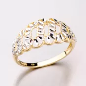 Prsteň zo žltého zlata 41-NP164