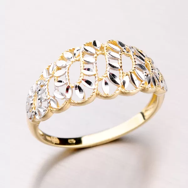 Prsteň zo žltého zlata 41-NP164