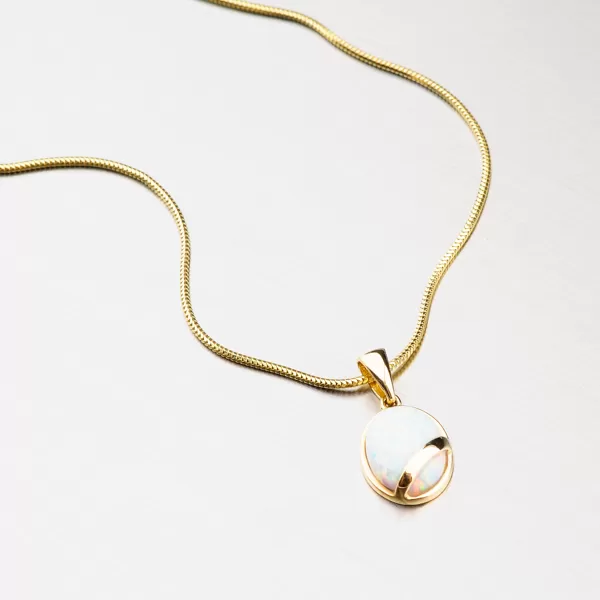 Zlatý prívesok s Opal 43-21737