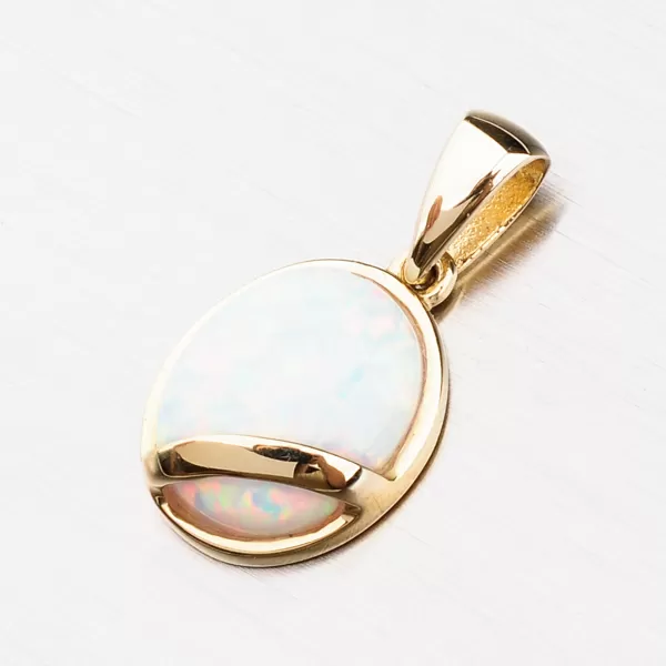Zlatý prívesok s Opal 43-21737