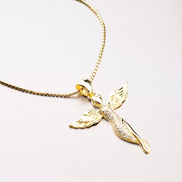 Strieborný prívesok - anjel PKL-3042