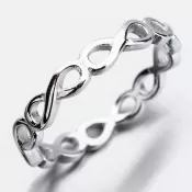 Strieborný prsteň GST-11241