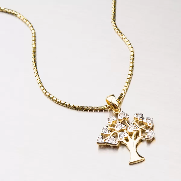 Zlatý prívesok - strom života 43-2705