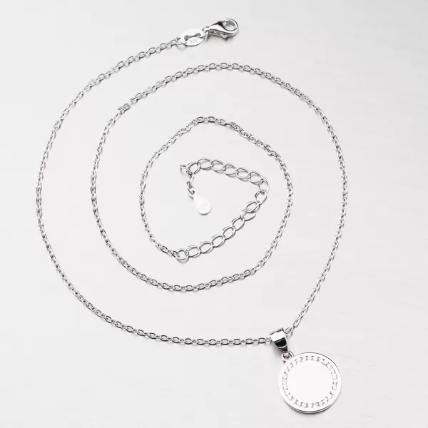 Strieborný náhrdelník so zirkónmi SETST-15187SR