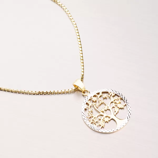 Zlatý prívesok strom života 43-21655
