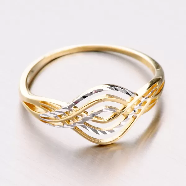 Prsteň zo žltého zlata 41-NP160