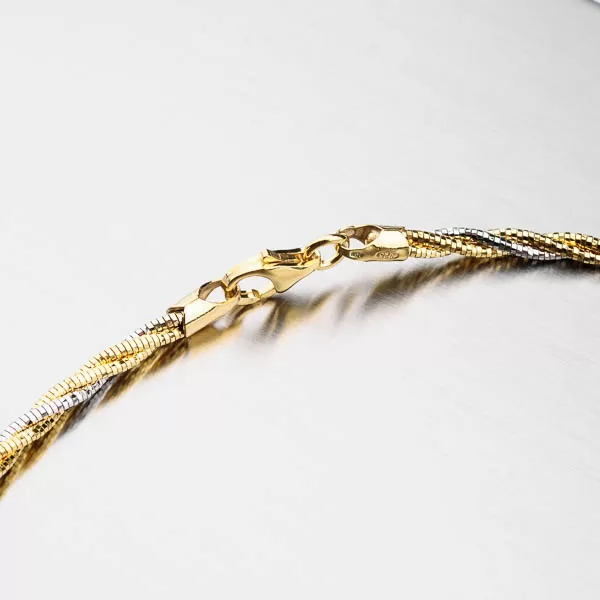 Strieborný náhrdelník CHRS-SPRING-1-3L-TW-Y/W