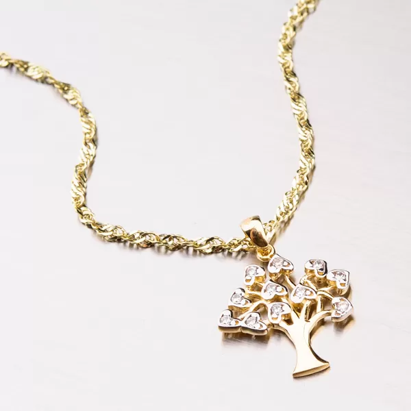 Zlatý prívesok - strom života 43-2705