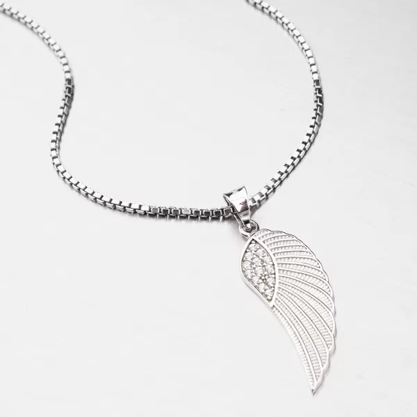 Zlatý prívesok - anjelské krídlo 43-21642