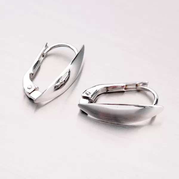 Náušnice so zlatou podložkou 42-31504