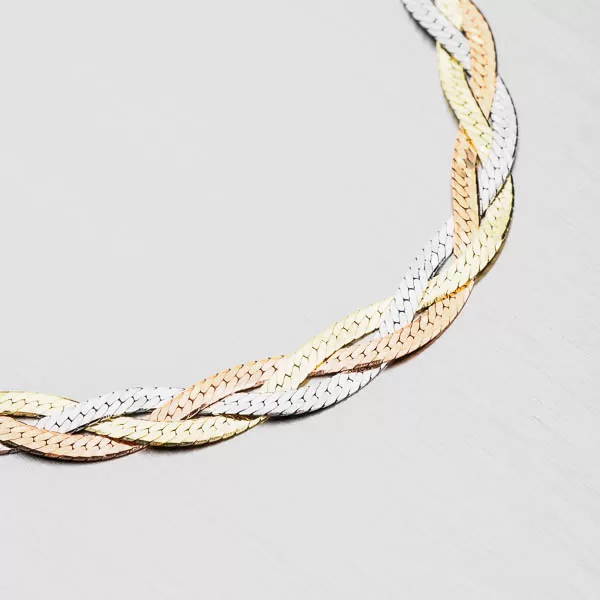 Dámsky pletený náramok CHRS-02-040-3B3CRH