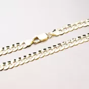 Zlatá reťaz Pancer s gravírovaním 45-1220