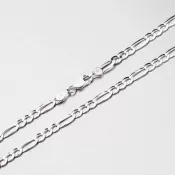 Pánska retiazka strieborná 925 figaro 3+1 CHRS-073-120-FLAT