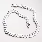 Zlatý náramok Pancer s gravírovaním 44-1248