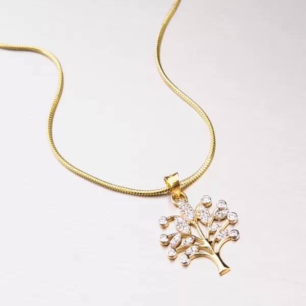 Zlatý prívesok - strom života 43-21257