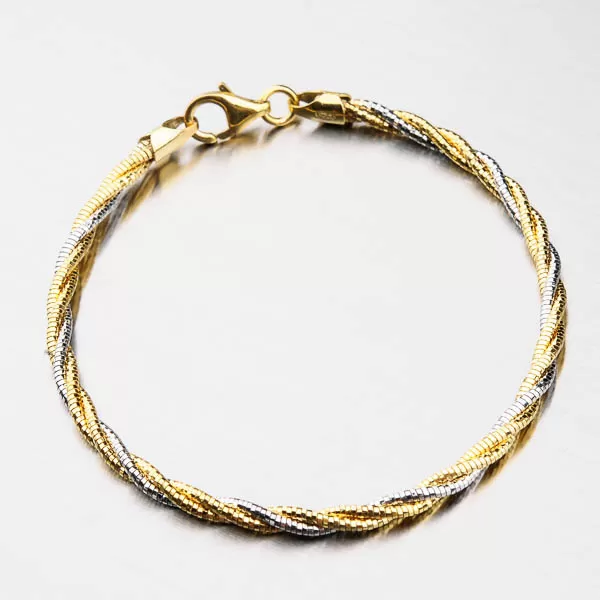 Dámsky náramok bicolor CHRS-SPRING-1-3L-TW-Y/W