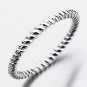 Strieborný prsteň GST-11373