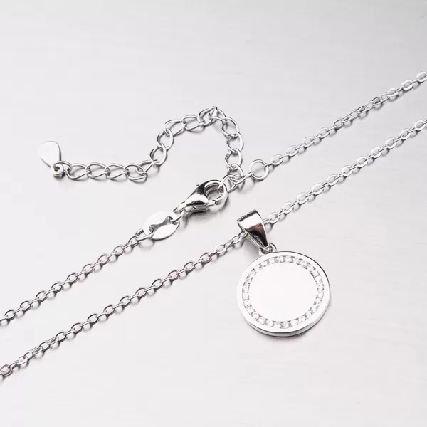 Strieborný náhrdelník so zirkónmi SETST-15187SR