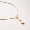 Zlatý prívesok s perlou 43-21603