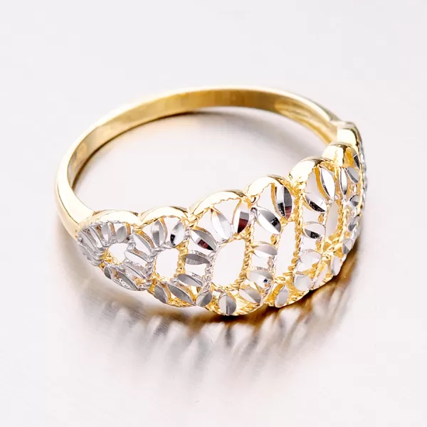 Prsteň zo žltého zlata 41-NP164