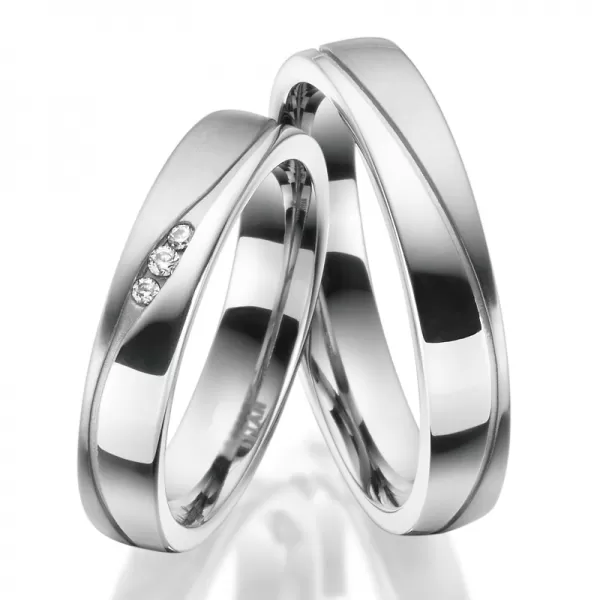 Svadobné obrúčky titán zirkón SP-TI-034