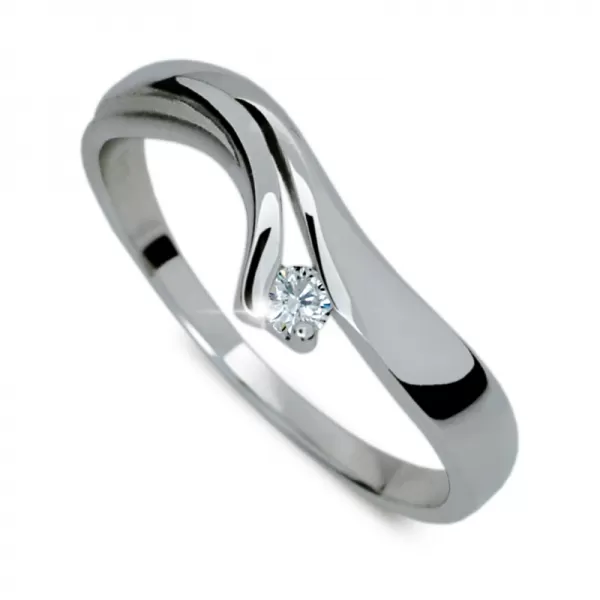 Zaujímavý prsteň zo zlata DZ1853-B