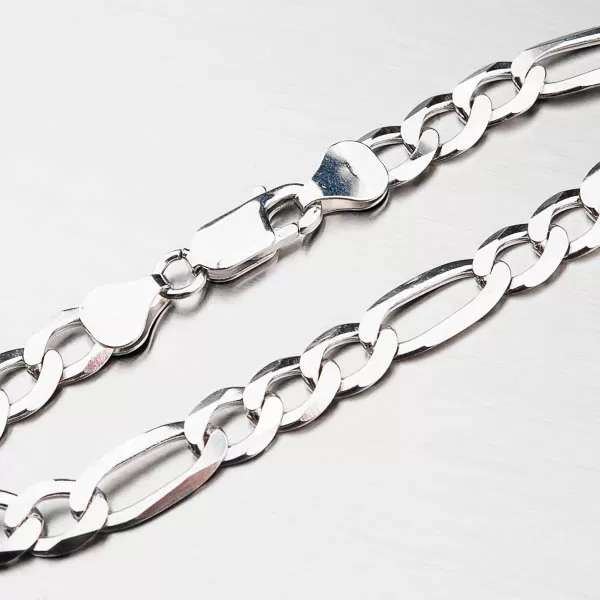 Strieborný masívny náramok Figaro 3+1 CHRS-073-180-FLAT