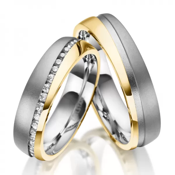 Oceľové snubné prstene SP-ES-032