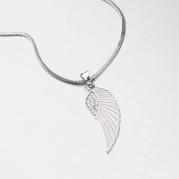 Zlatý prívesok - anjelské krídlo 43-21642